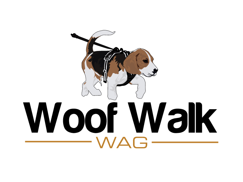 Woof Walk Wag logo design by ElonStark