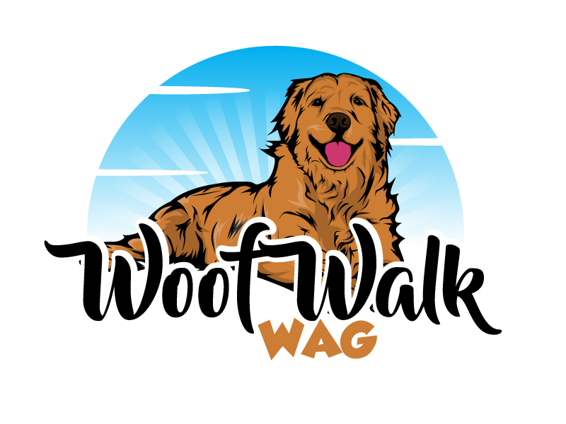 Woof Walk Wag logo design by ElonStark