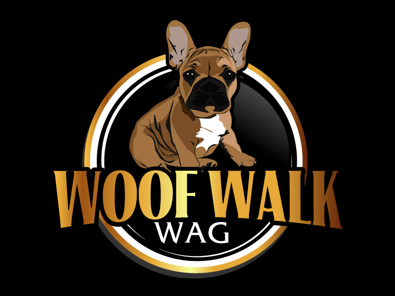 Woof Walk Wag logo design by ElonStark