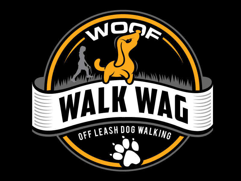 Woof Walk Wag logo design by REDCROW