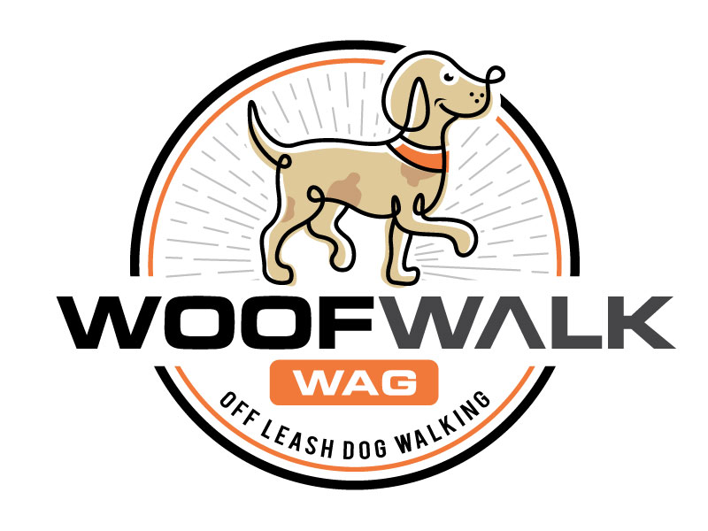 Woof Walk Wag logo design by REDCROW