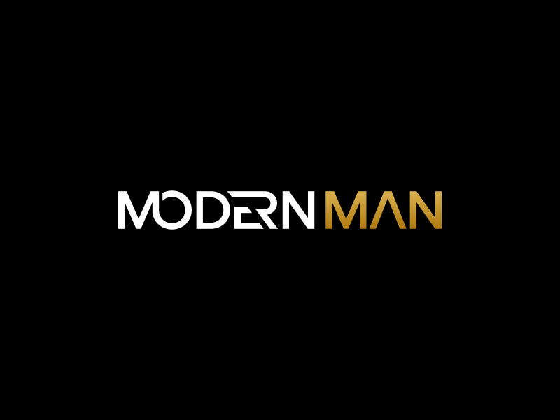Modern Man logo design by thegoldensmaug