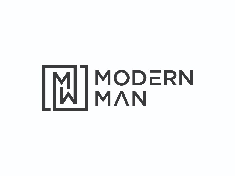 Modern Man logo design by funsdesigns