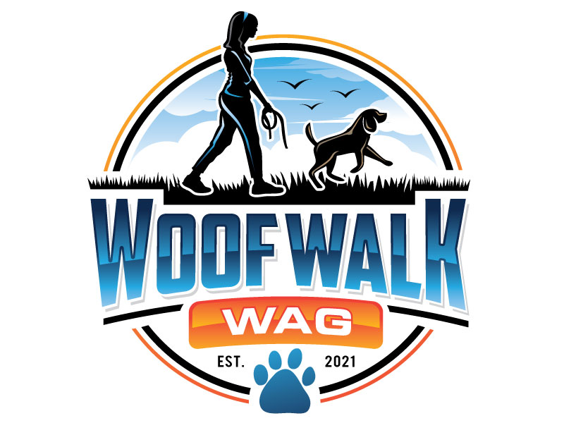 Woof Walk Wag logo design by REDCROW