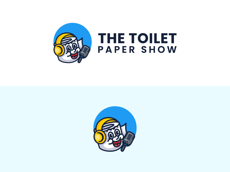 The Toilet Paper Show logo design by Brainconcept