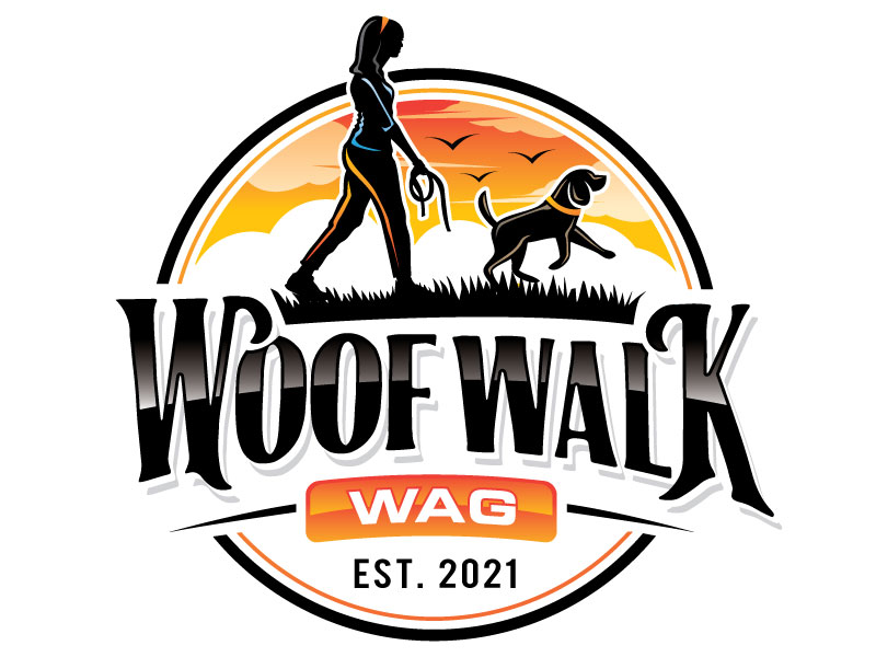 Woof Walk Wag logo design by REDCROW