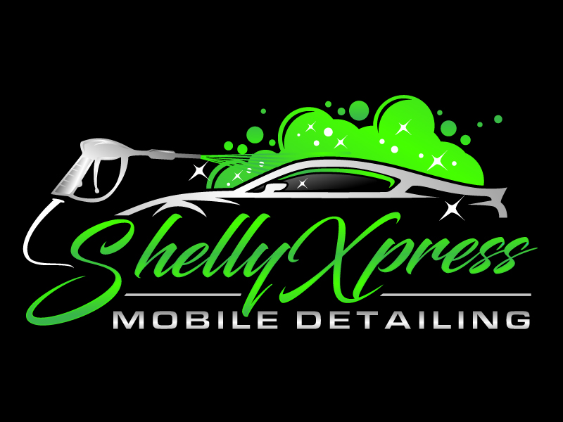 Shelly Xpress Mobile Detailing logo design by maze