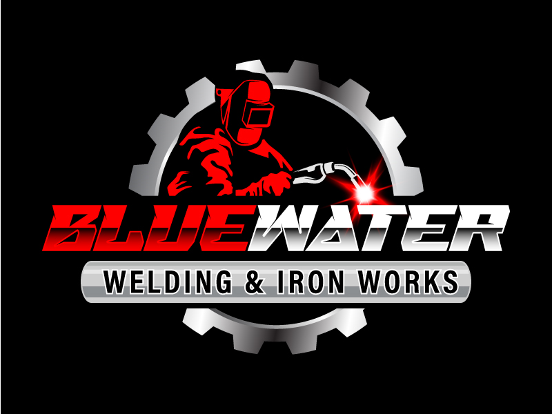Blue Water Welding & Iron Works logo design by daywalker