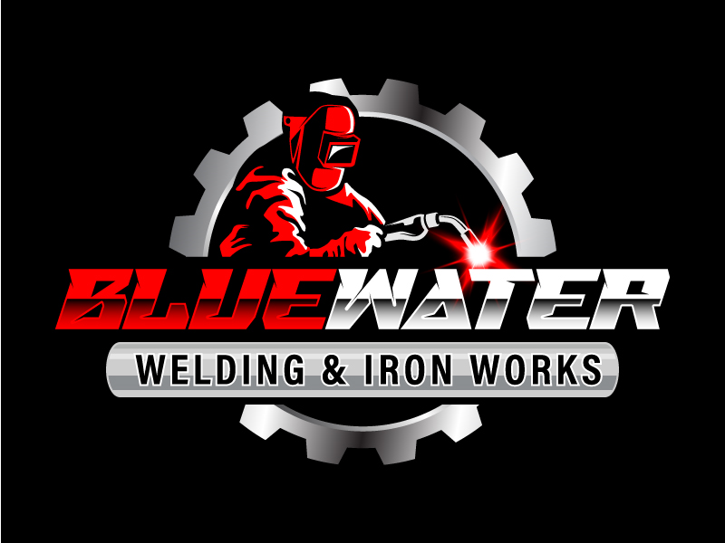 Blue Water Welding & Iron Works logo design by daywalker