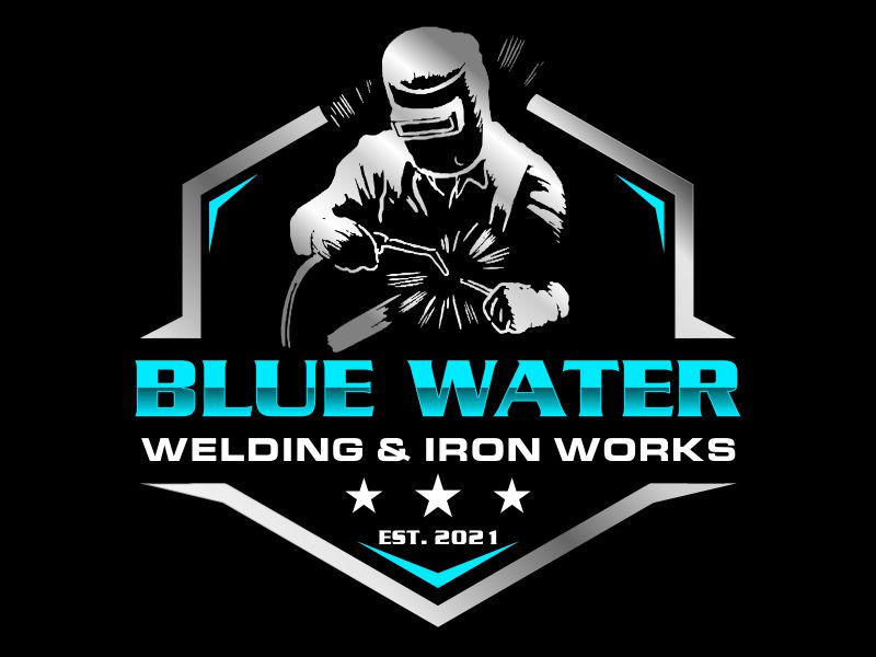 Blue Water Welding & Iron Works logo design by kopipanas
