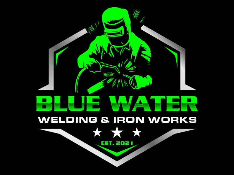 Blue Water Welding & Iron Works logo design by kopipanas