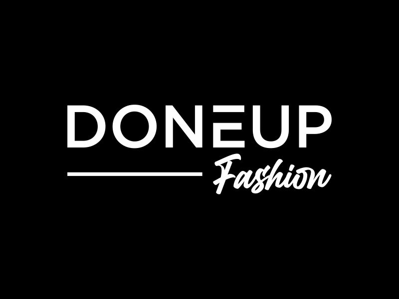 DoneUp Fashion logo design by y7ce