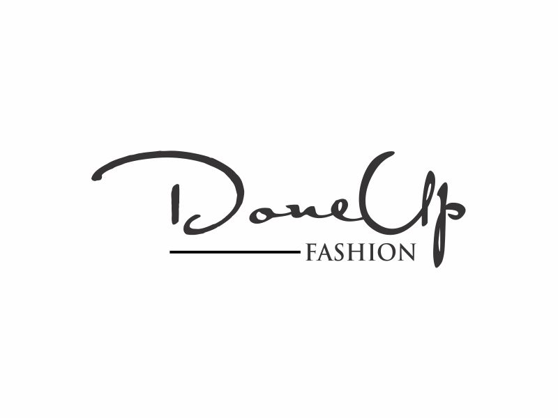 DoneUp Fashion logo design by hopee