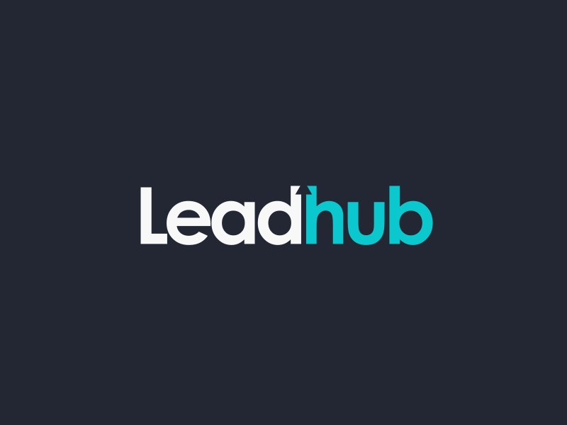 Leadhub logo design by GassPoll