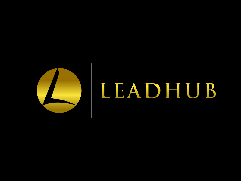 Leadhub logo design by santrie