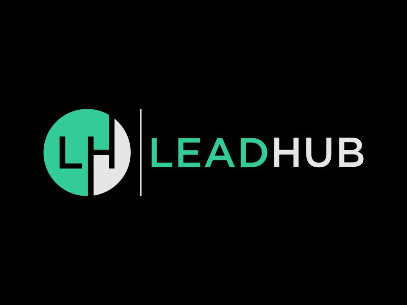 Leadhub logo design by mukleyRx
