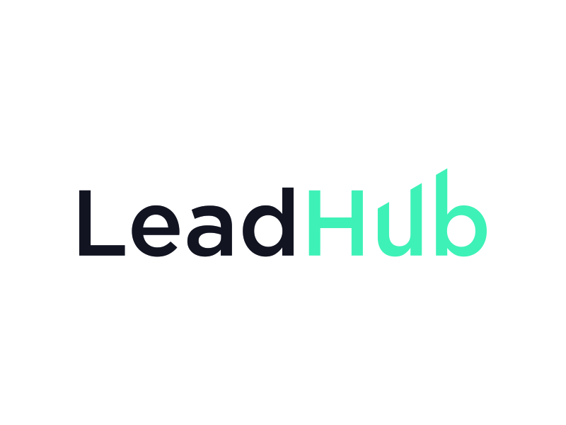 Leadhub logo design by puthreeone
