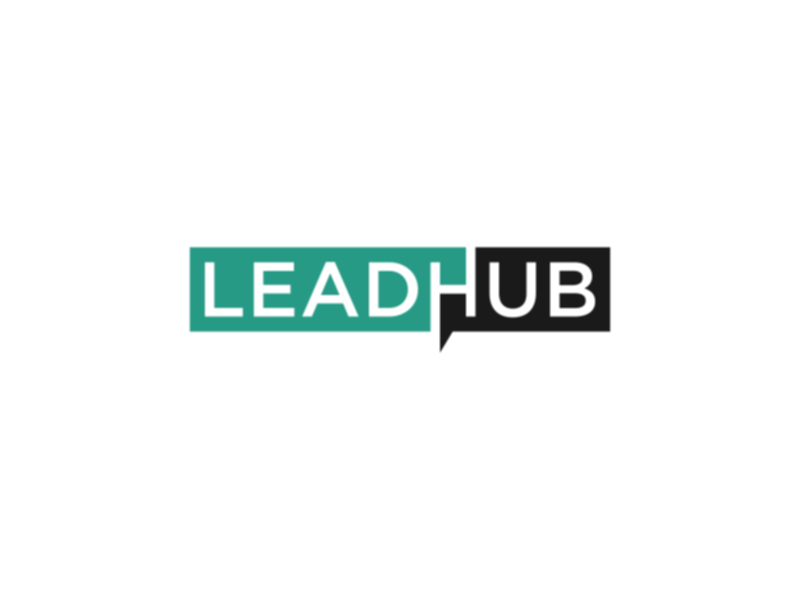 Leadhub logo design by jhason