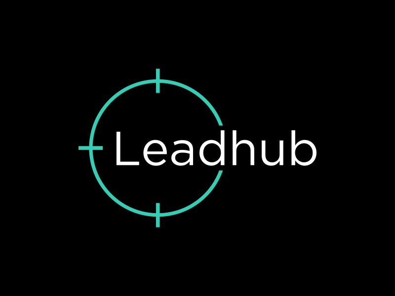 Leadhub logo design by haidar