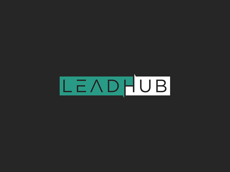 Leadhub logo design by ndaru