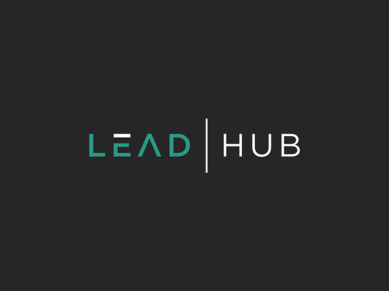 Leadhub logo design by ndaru
