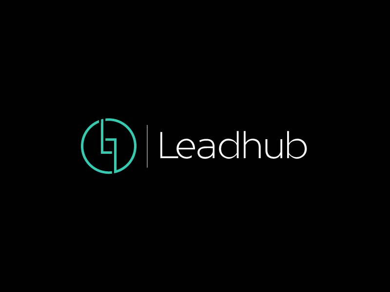 Leadhub logo design by usef44