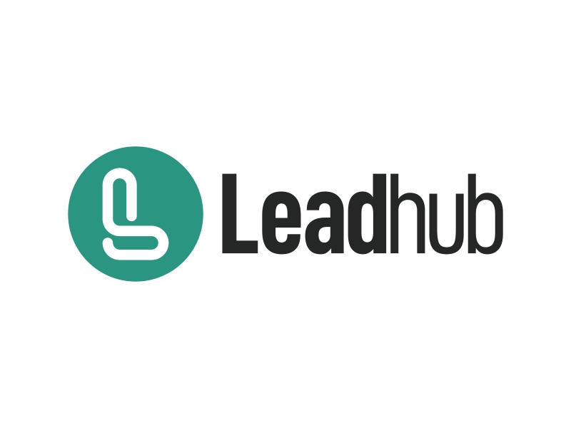 Leadhub logo design by ekitessar