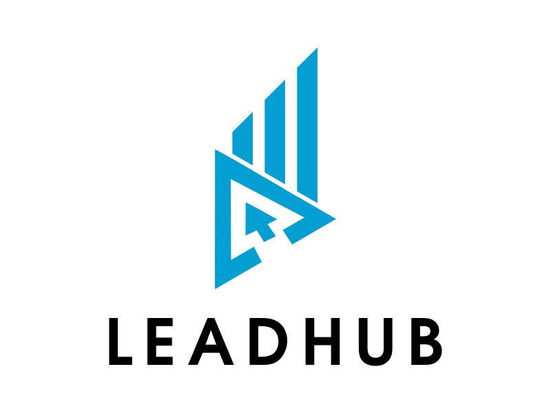 Leadhub logo design by JessicaLopes