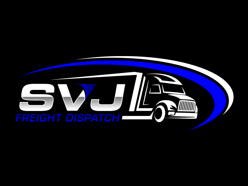 SVJ Freight dispatch logo design by jaize