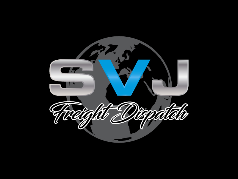 SVJ Freight dispatch logo design by Creativeminds