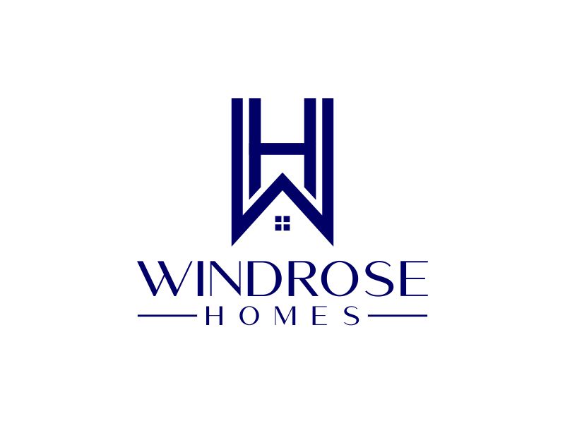 Windrose Homes logo design by perf8symmetry