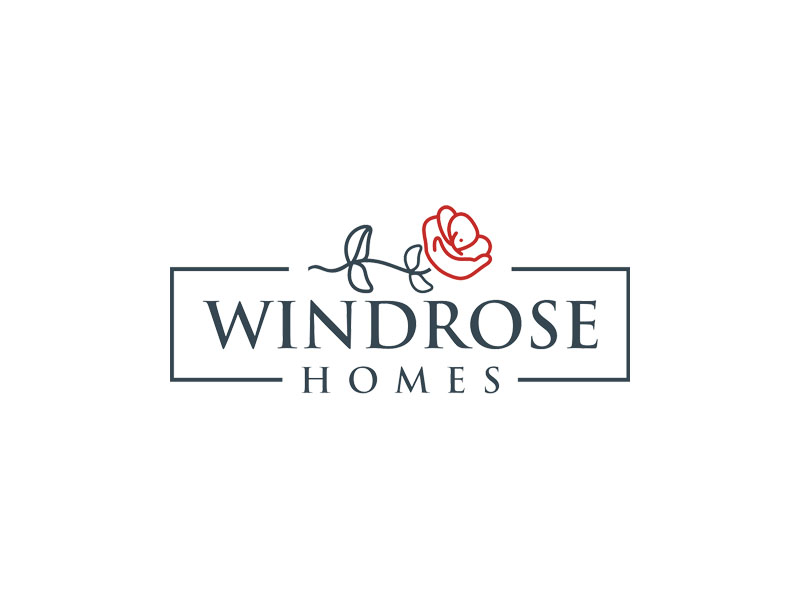 Windrose Homes logo design by Rizqy