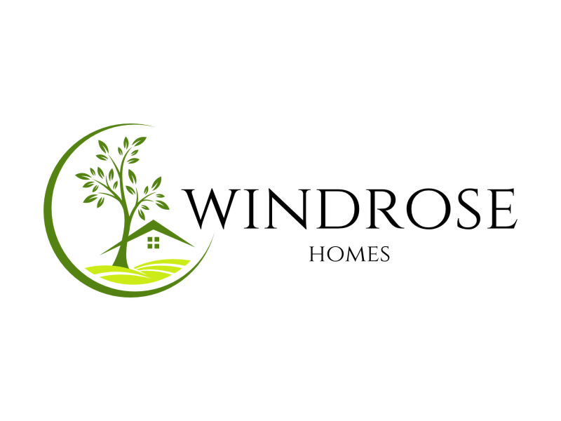 Windrose Homes logo design by jetzu
