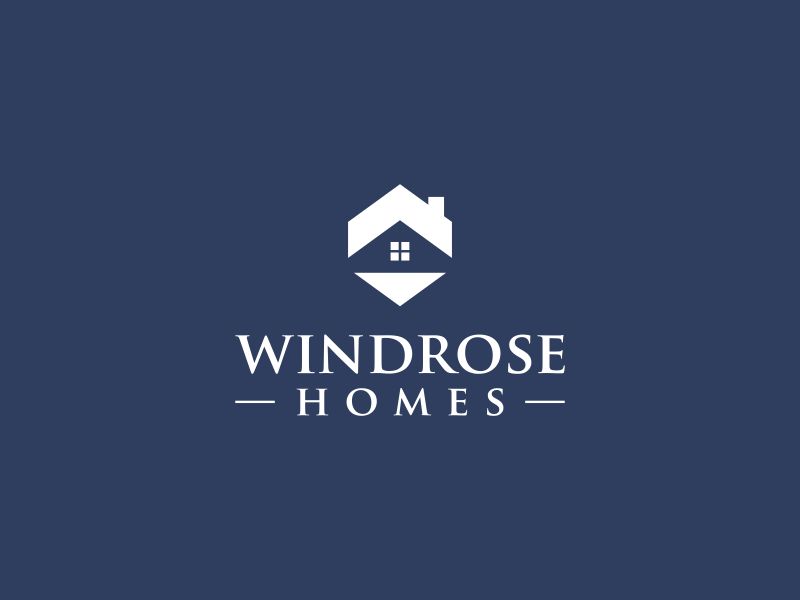 Windrose Homes logo design by Asani Chie
