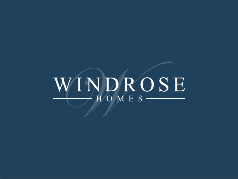 Windrose Homes logo design by alby