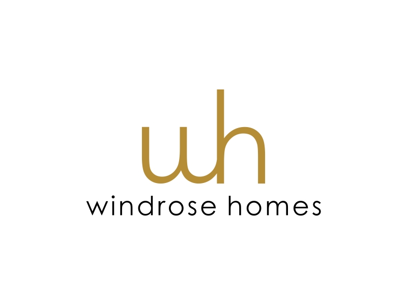 Windrose Homes logo design by GassPoll