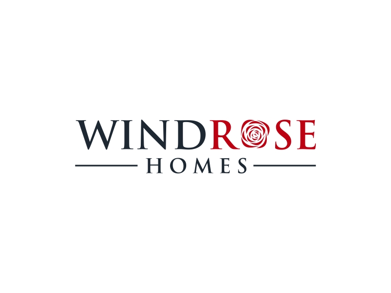 Windrose Homes logo design by GassPoll