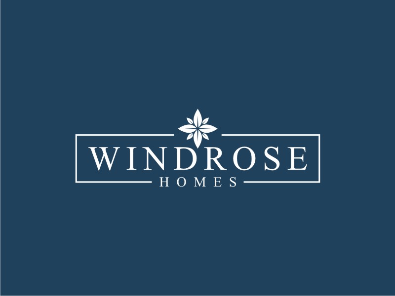 Windrose Homes logo design by alby