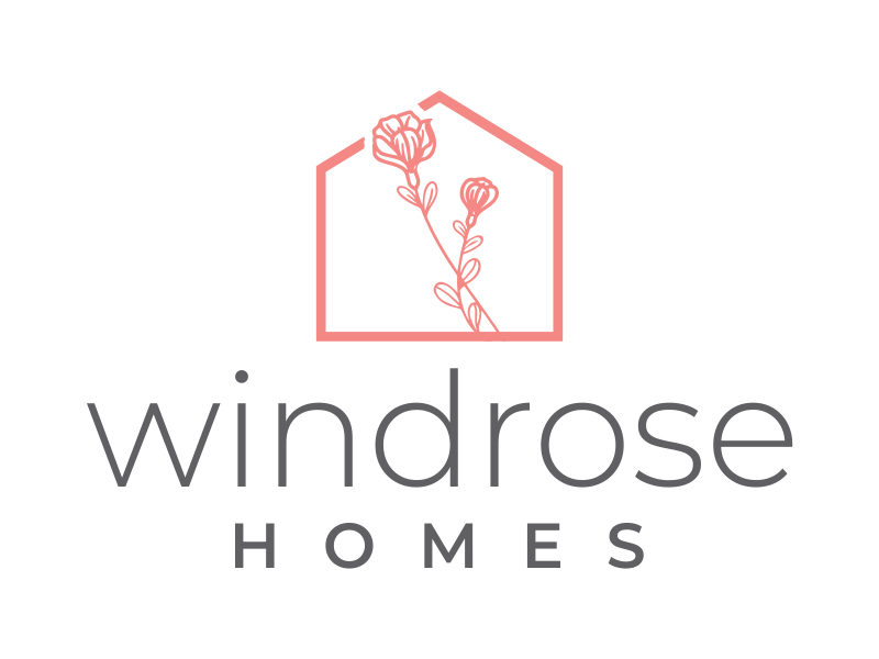 Windrose Homes logo design by cikiyunn