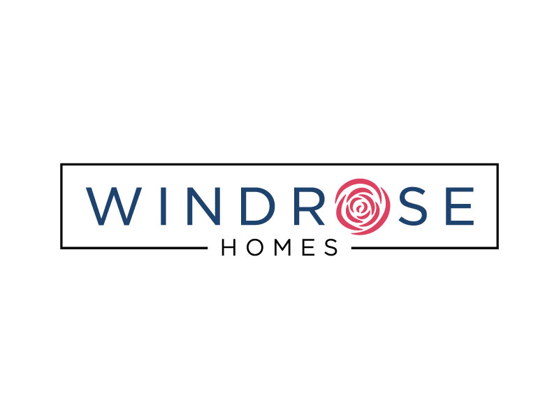 Windrose Homes logo design by bernard ferrer