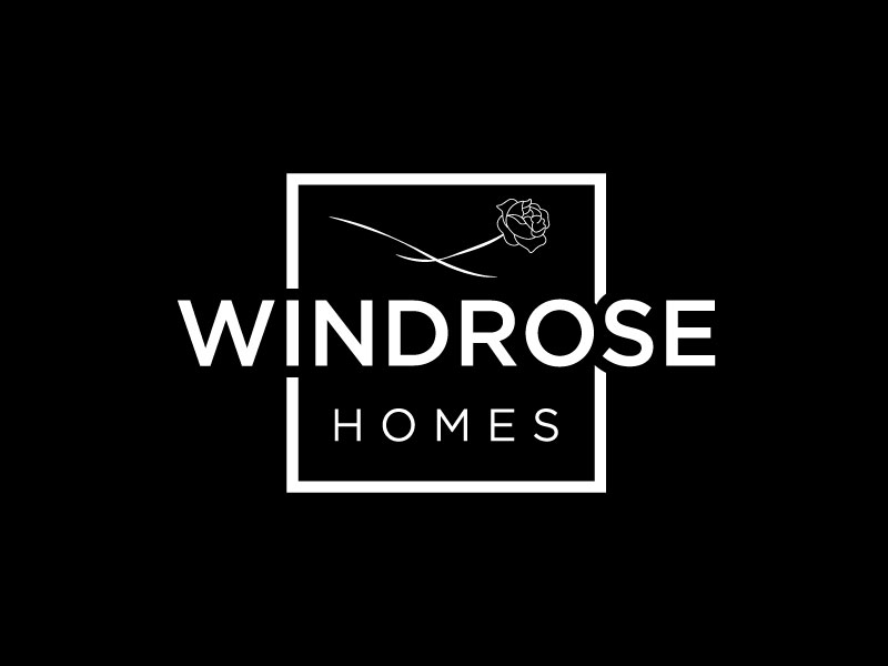 Windrose Homes logo design by bernard ferrer