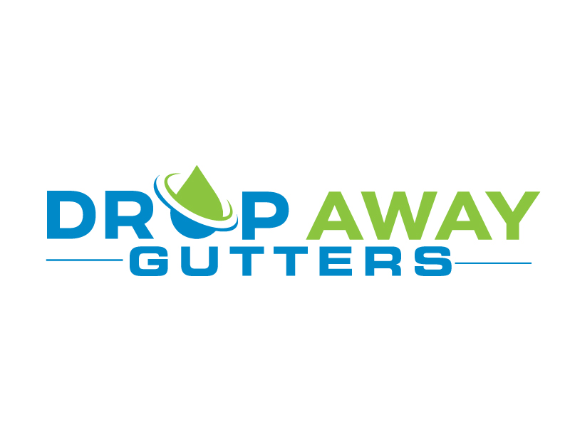 Drip Away Gutters logo design by ElonStark