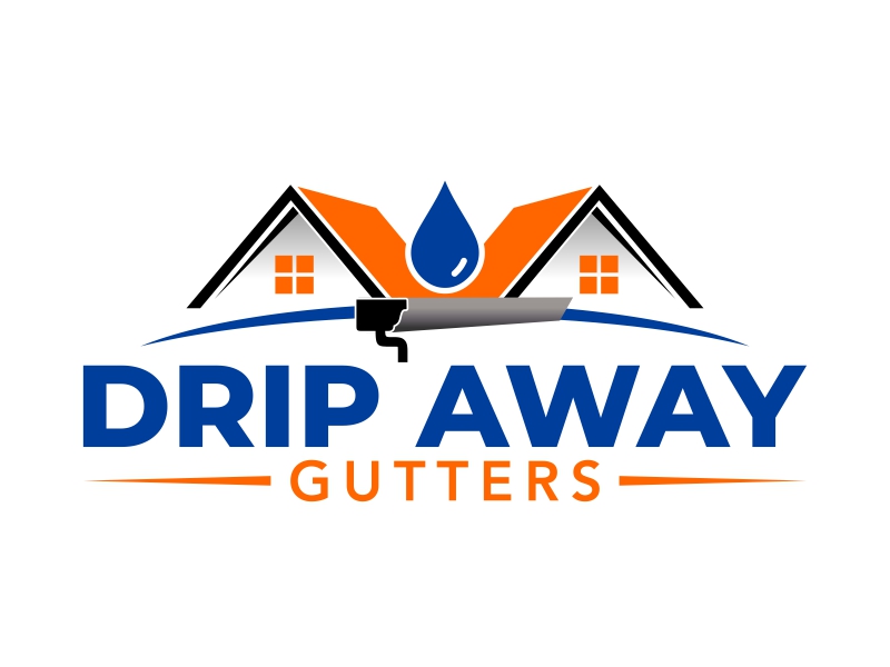 Drip Away Gutters logo design by ingepro