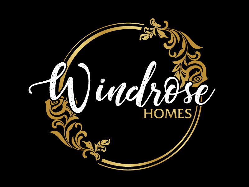 Windrose Homes logo design by ElonStark