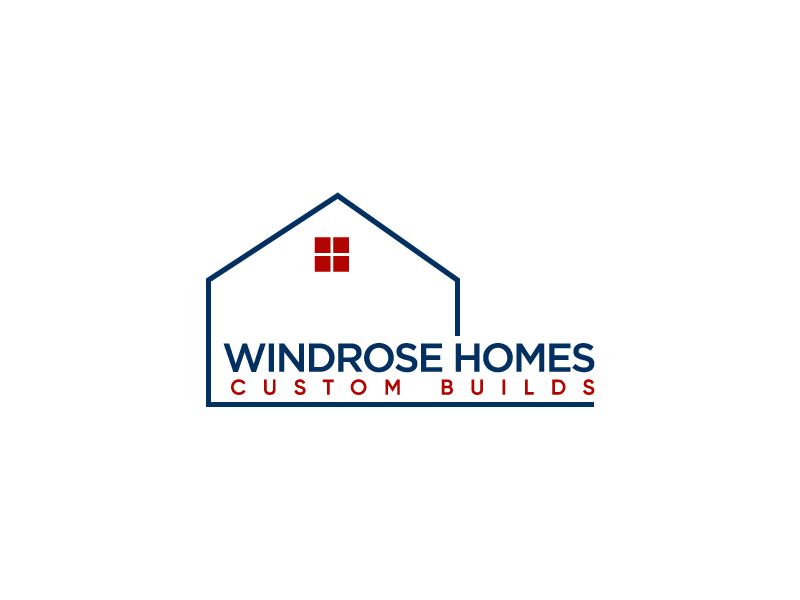 Windrose Homes logo design by Erasedink