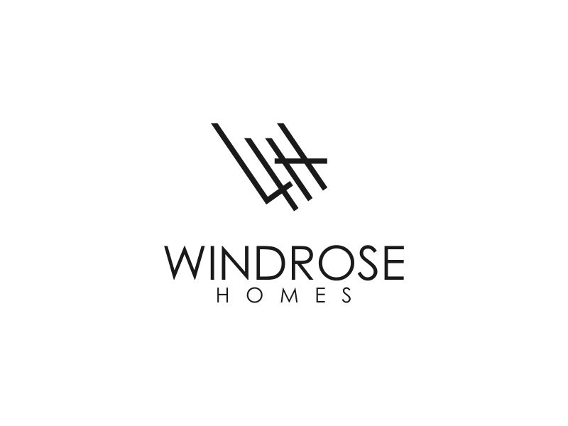 Windrose Homes logo design by Purwoko21