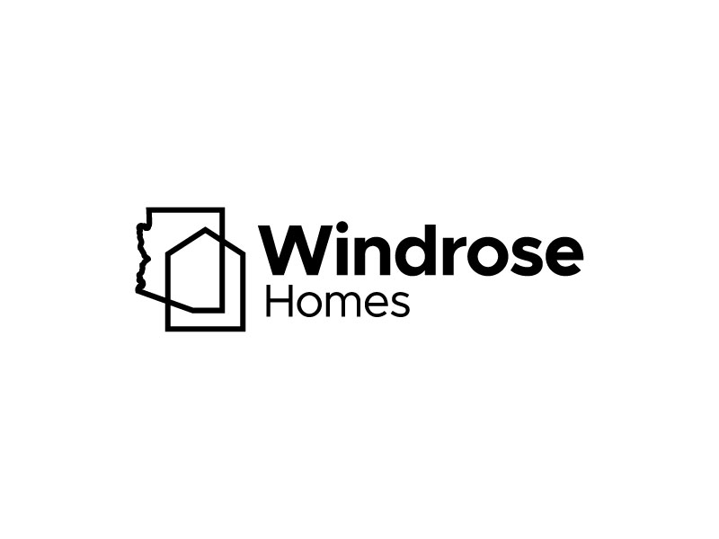 Windrose Homes logo design by crazher