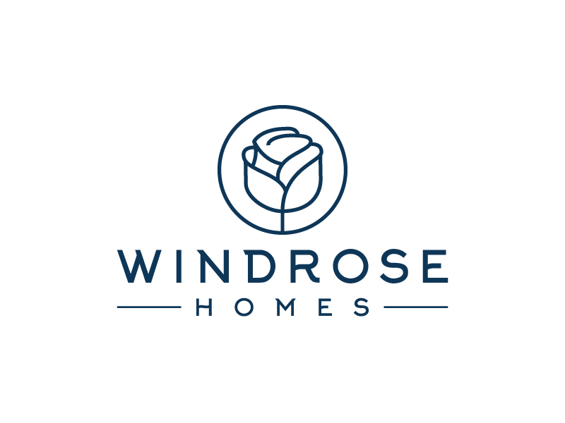 Windrose Homes logo design by akilis13
