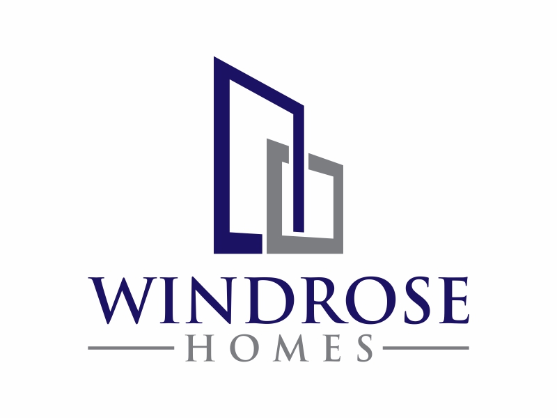Windrose Homes logo design by puthreeone