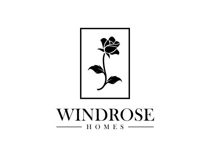 Windrose Homes logo design by excelentlogo